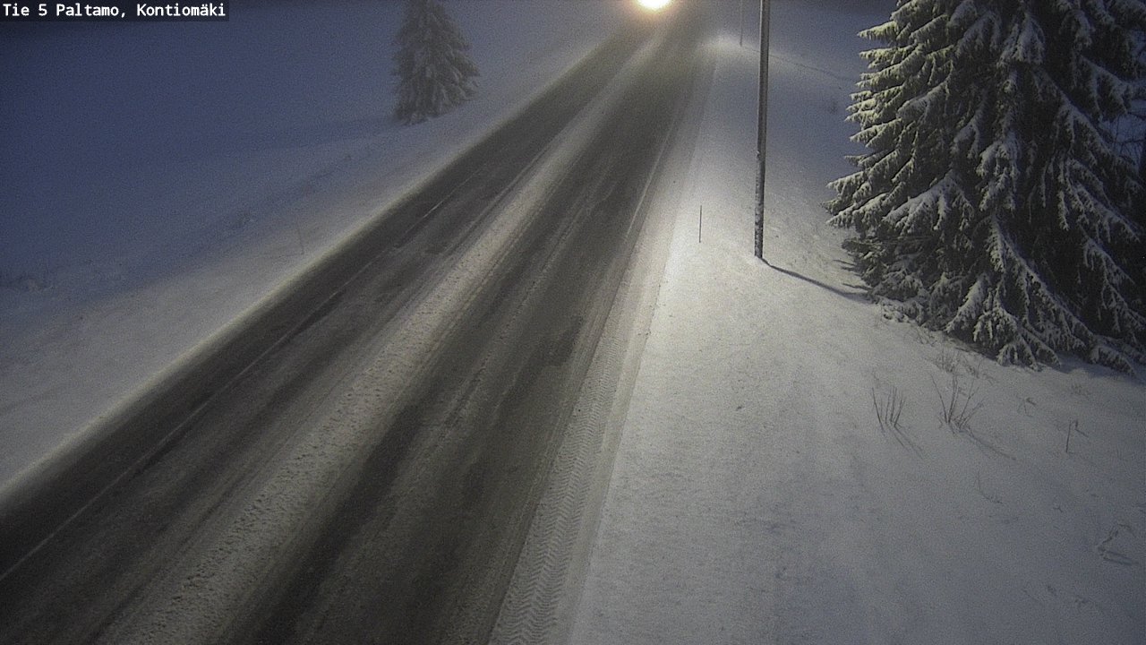 Weather Camera Image Road 5 Paltamo, Kontiomäki, Paltamo, Kainuu