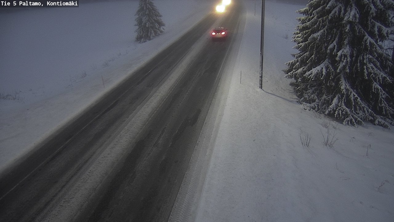 Weather Camera Image Road 5 Paltamo, Kontiomäki, Paltamo, Kainuu