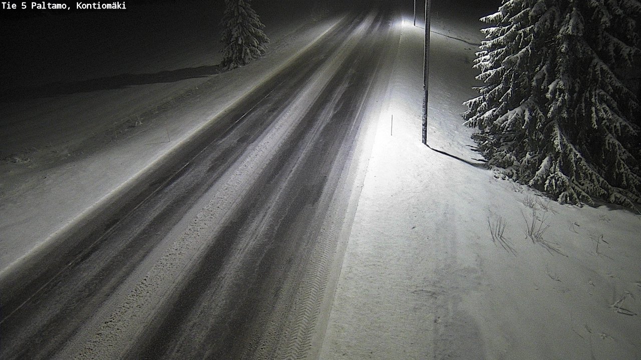 Weather Camera Image Road 5 Paltamo, Kontiomäki, Paltamo, Kainuu