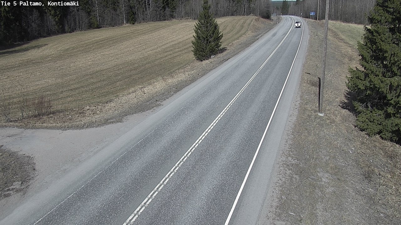 Weather Camera Image Road 5 Paltamo, Kontiomäki, Paltamo, Kainuu
