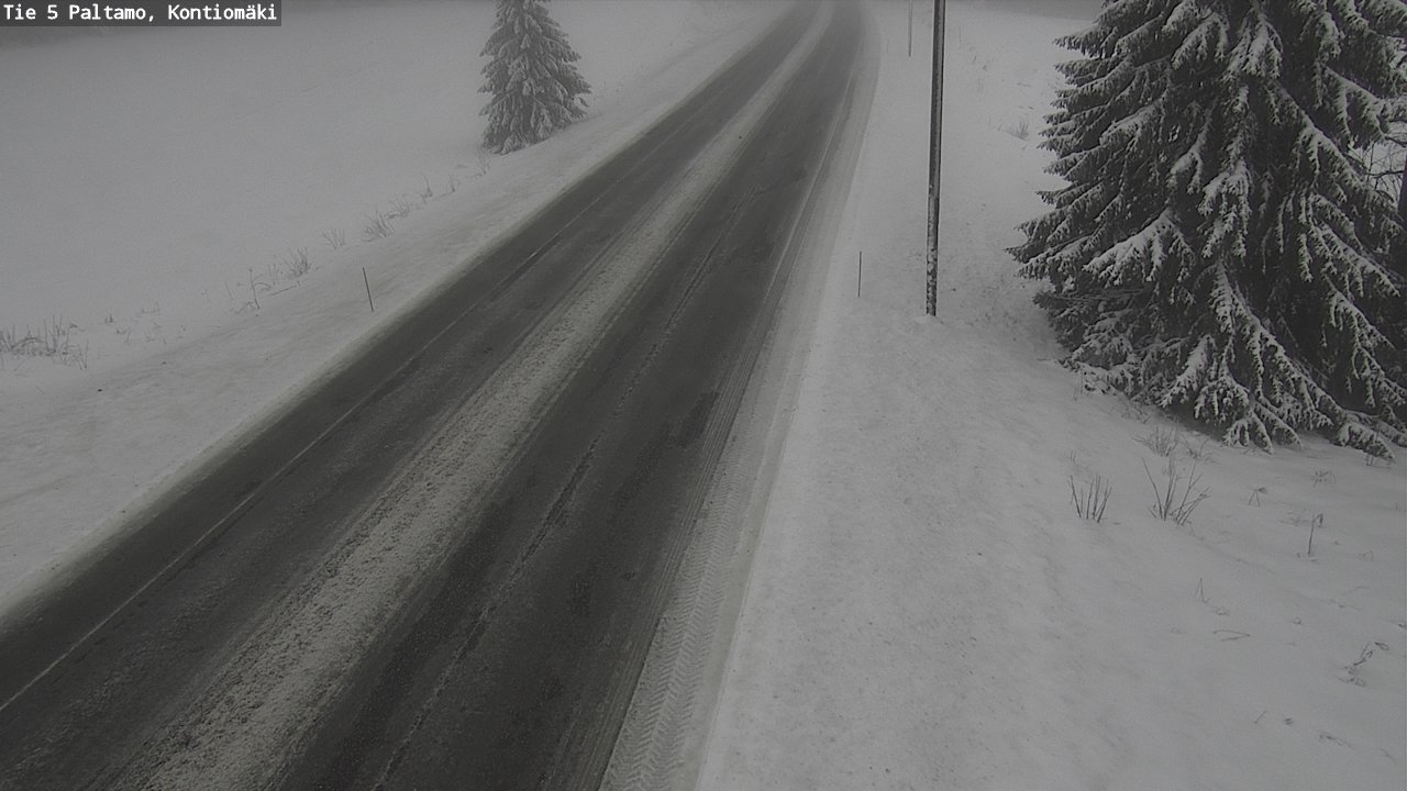 Weather Camera Image Road 5 Paltamo, Kontiomäki, Paltamo, Kainuu