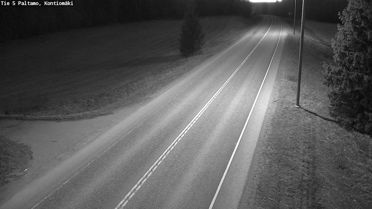 Weather Camera Image Road 5 Paltamo, Kontiomäki, Paltamo, Kainuu