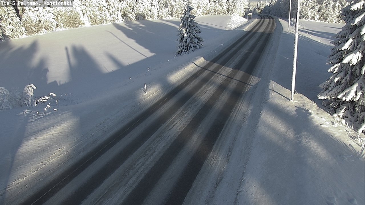 Weather Camera Image Väg 5 Paltamo, Kontiomäki, Paltamo, Kainuu