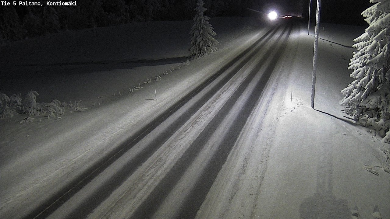 Weather Camera Image Väg 5 Paltamo, Kontiomäki, Paltamo, Kainuu