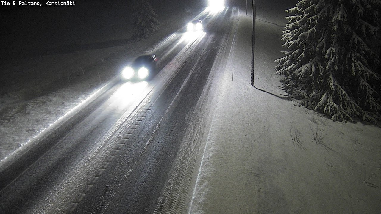 Weather Camera Image Road 5 Paltamo, Kontiomäki, Paltamo, Kainuu