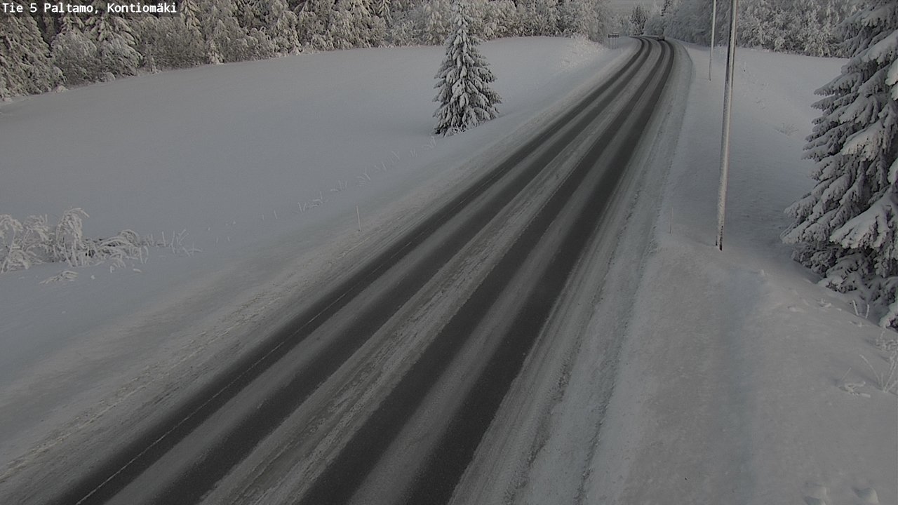 Weather Camera Image Väg 5 Paltamo, Kontiomäki, Paltamo, Kainuu