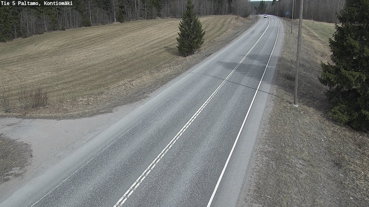 Weather Camera Image Road 5 Paltamo, Kontiomäki, Paltamo, Kainuu