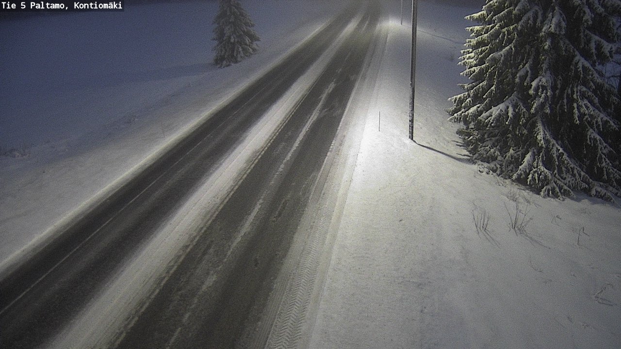 Weather Camera Image Road 5 Paltamo, Kontiomäki, Paltamo, Kainuu
