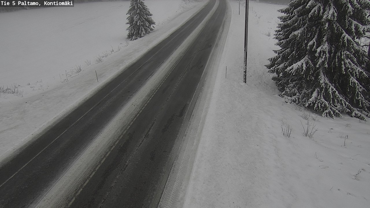 Weather Camera Image Road 5 Paltamo, Kontiomäki, Paltamo, Kainuu