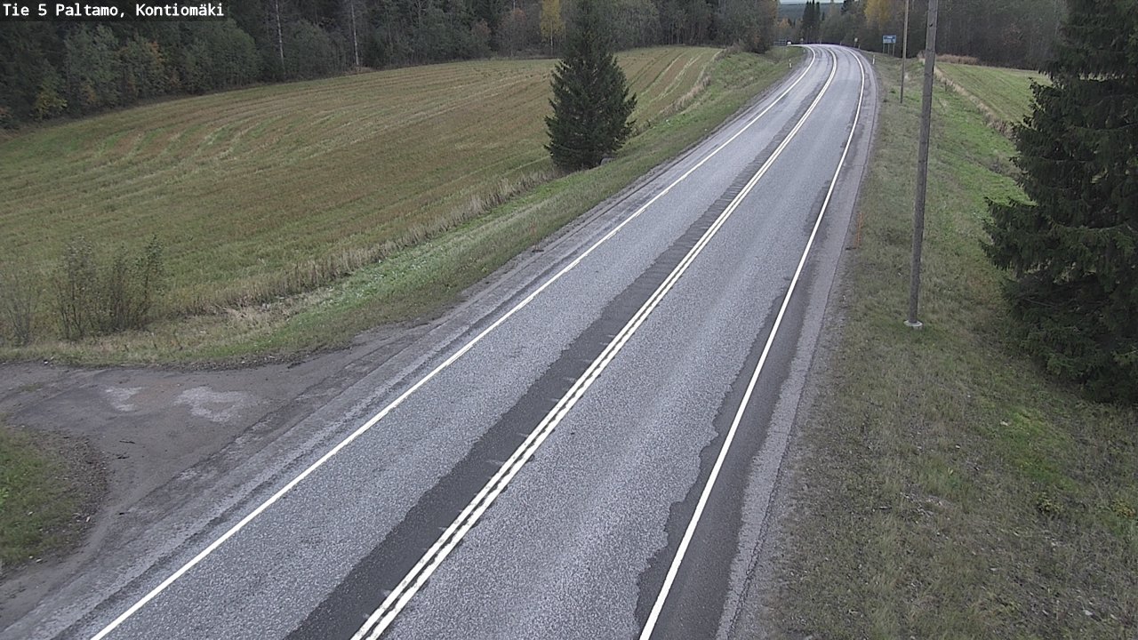 Weather Camera Image Road 5 Paltamo, Kontiomäki, Paltamo, Kainuu