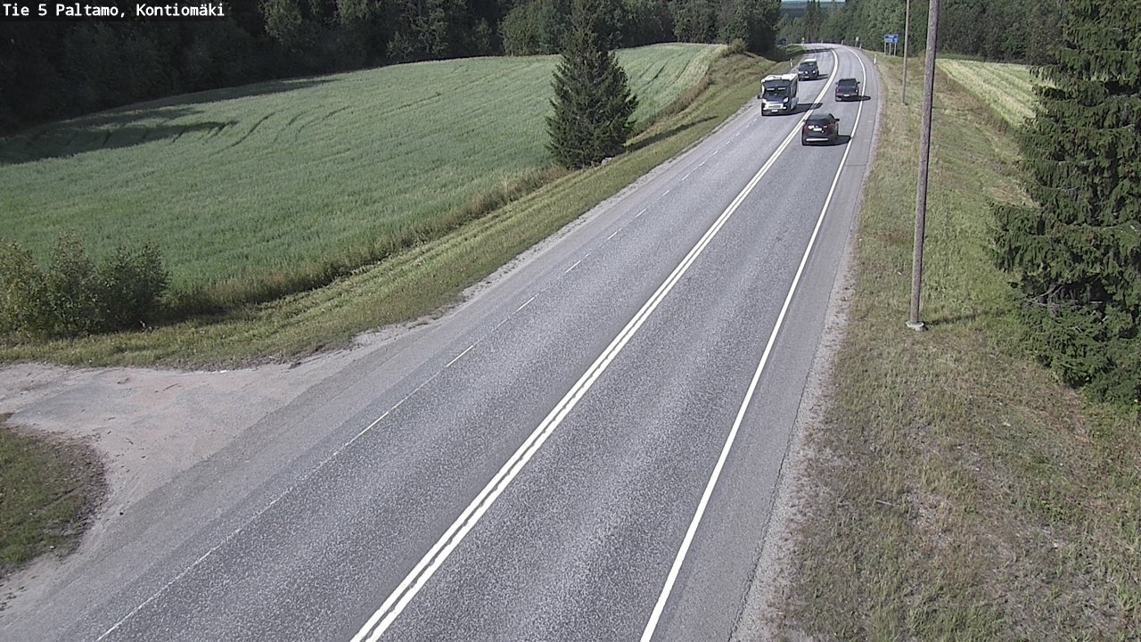 Kelikamerat Kuva Tie 5 Paltamo, Kontiomäki, Paltamo, Kainuu