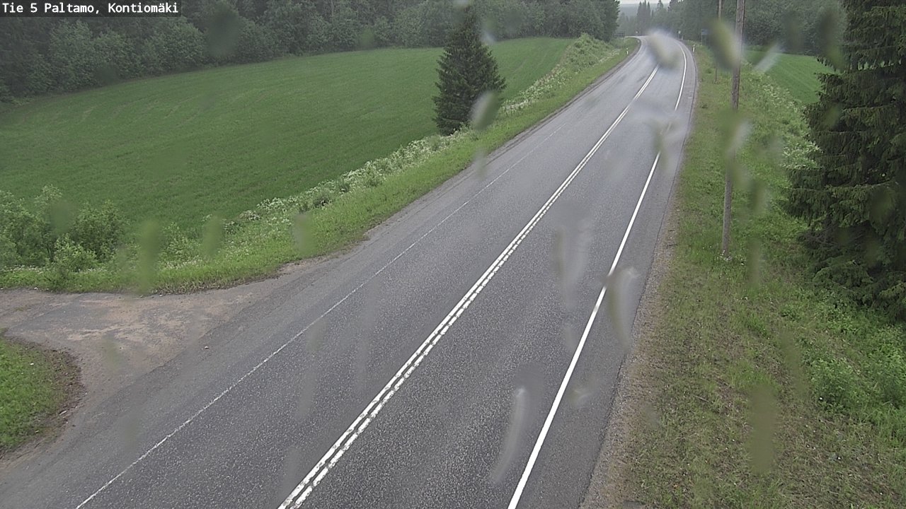 Weather Camera Image Väg 5 Paltamo, Kontiomäki, Paltamo, Kainuu