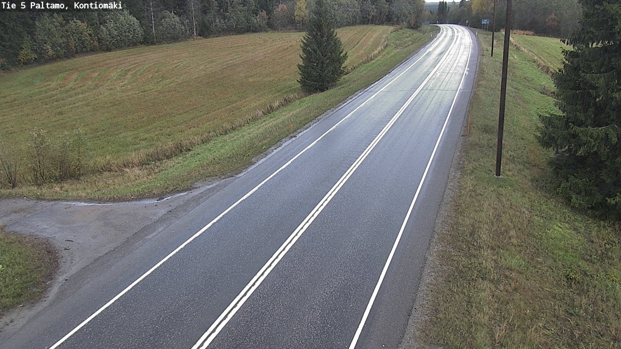 Weather Camera Image Road 5 Paltamo, Kontiomäki, Paltamo, Kainuu