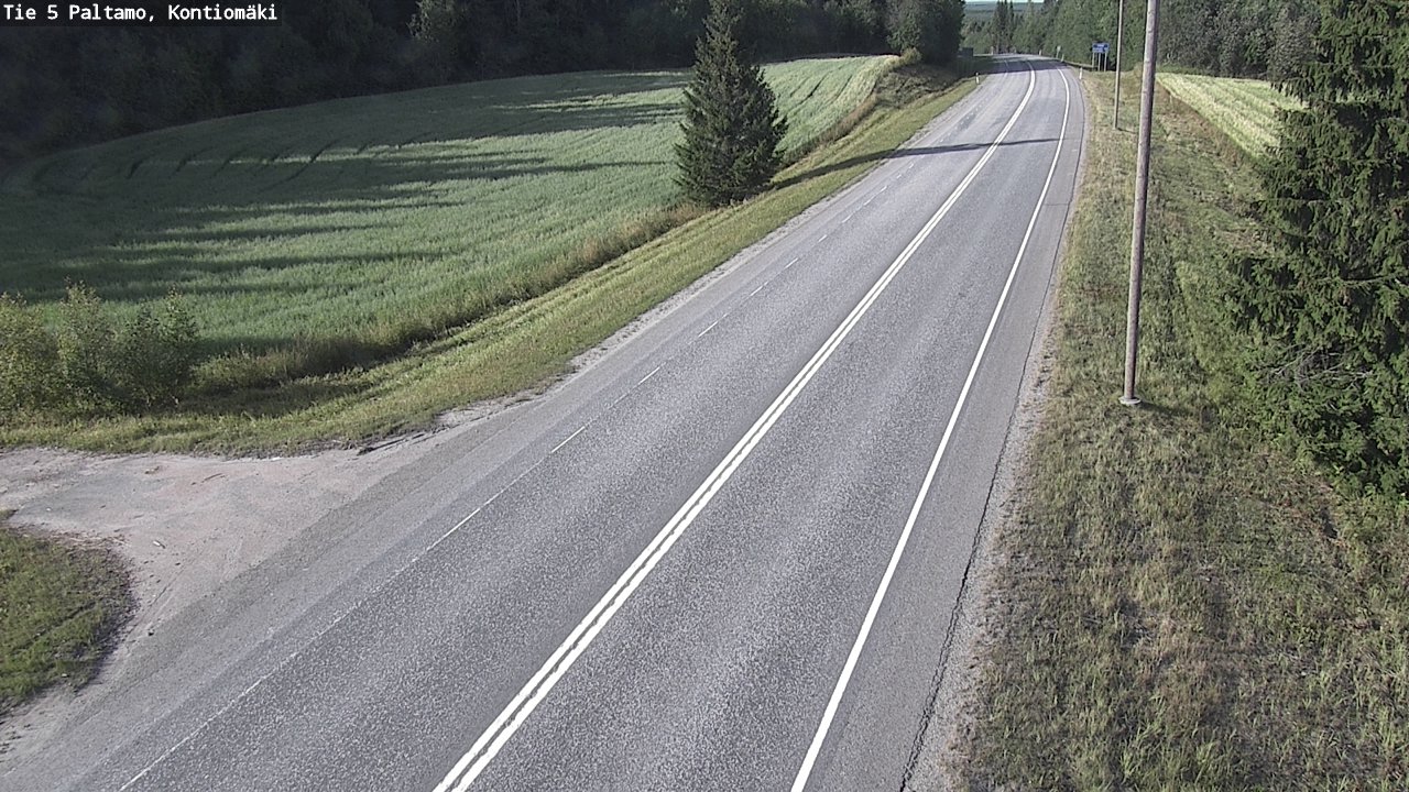 Kelikamerat Kuva Tie 5 Paltamo, Kontiomäki, Paltamo, Kainuu