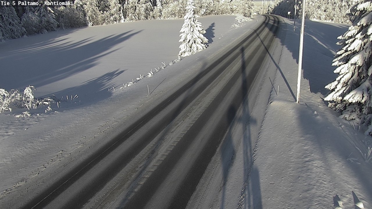 Weather Camera Image Väg 5 Paltamo, Kontiomäki, Paltamo, Kainuu