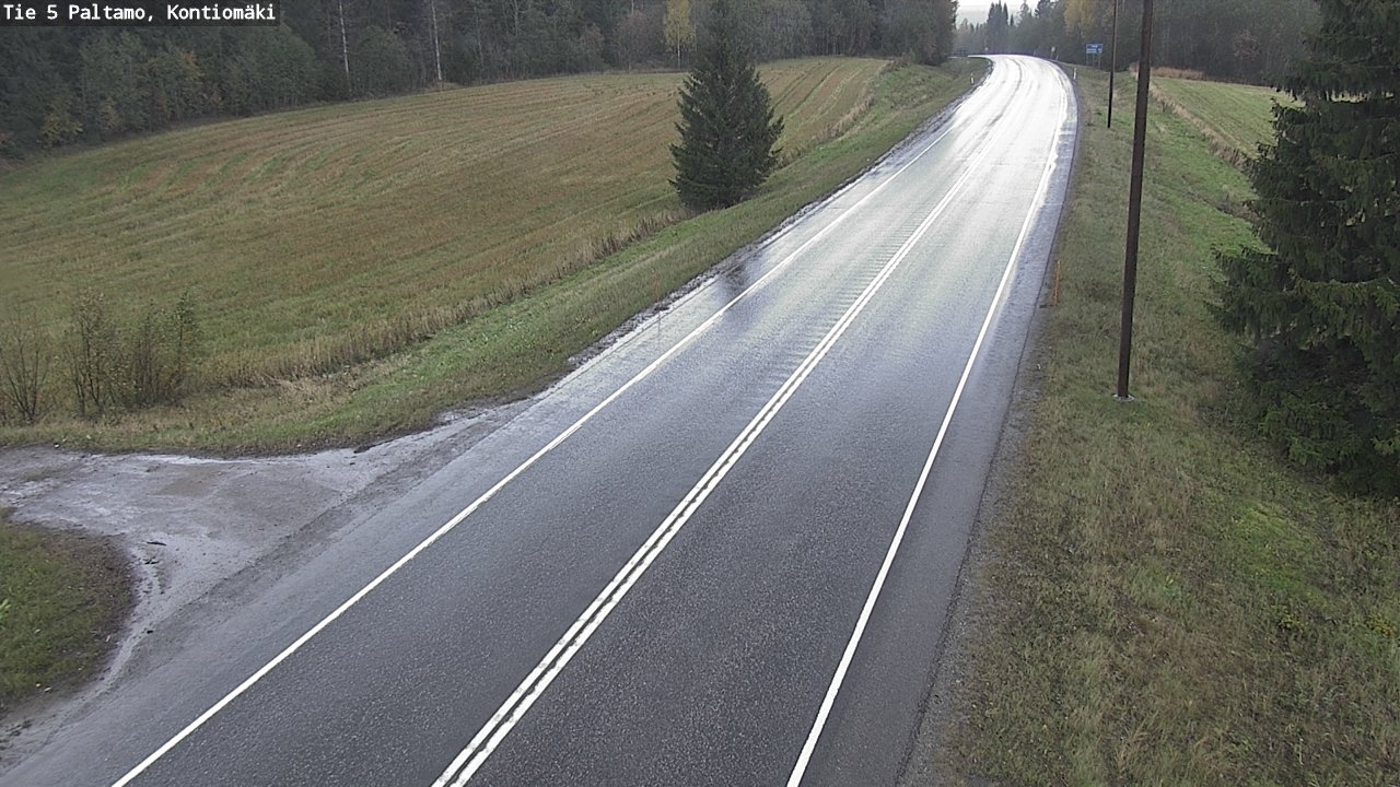 Weather Camera Image Road 5 Paltamo, Kontiomäki, Paltamo, Kainuu
