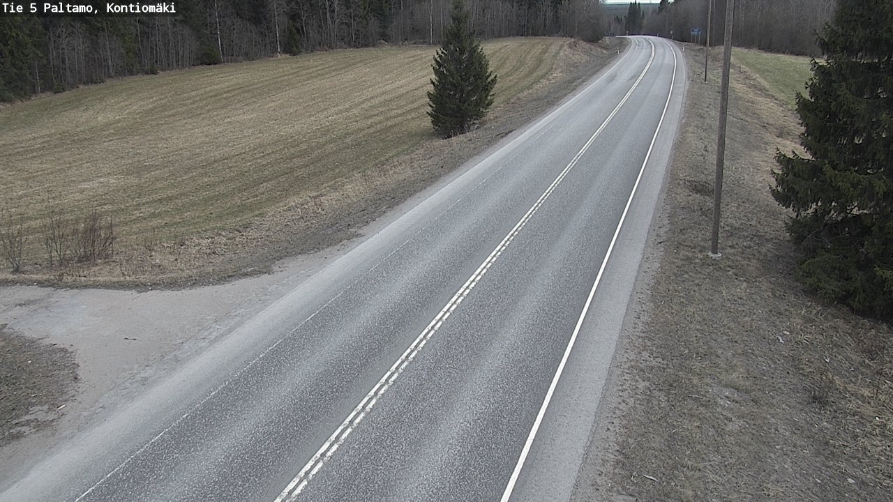 Weather Camera Image Road 5 Paltamo, Kontiomäki, Paltamo, Kainuu