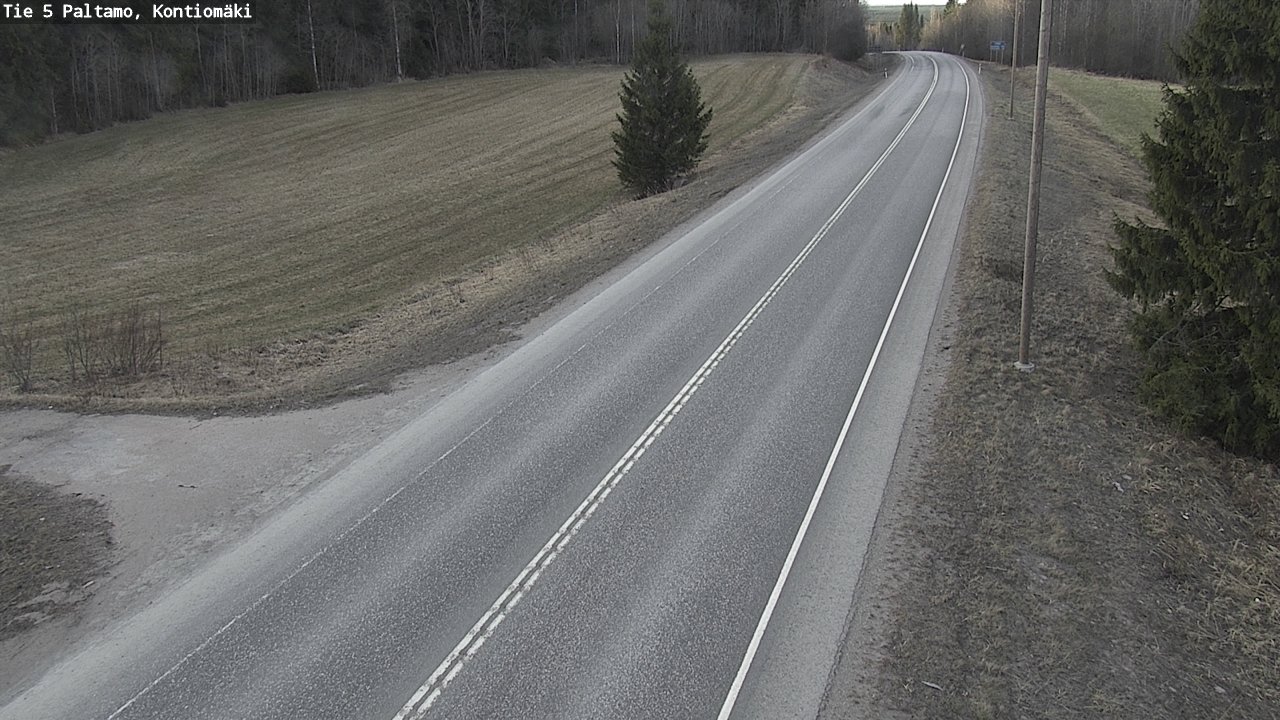 Weather Camera Image Road 5 Paltamo, Kontiomäki, Paltamo, Kainuu