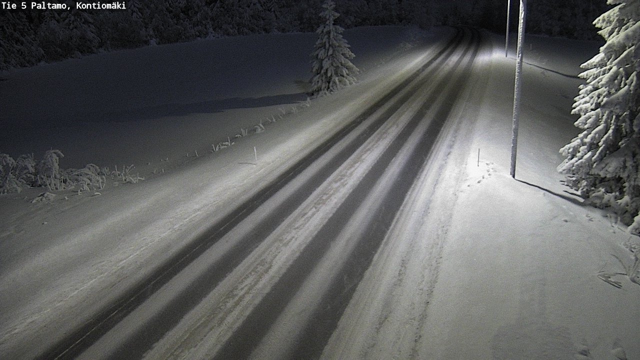 Weather Camera Image Väg 5 Paltamo, Kontiomäki, Paltamo, Kainuu
