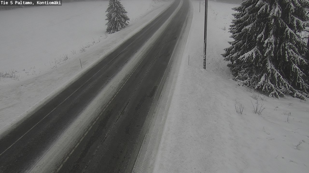 Weather Camera Image Road 5 Paltamo, Kontiomäki, Paltamo, Kainuu