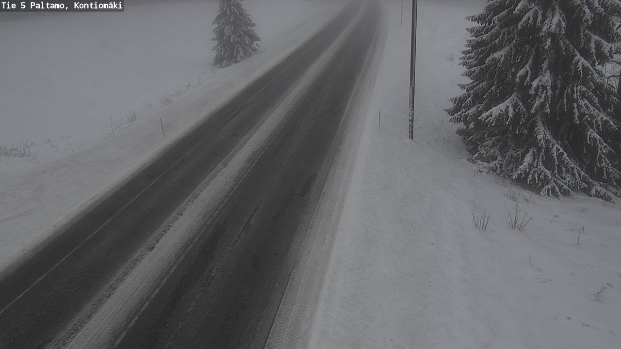 Weather Camera Image Road 5 Paltamo, Kontiomäki, Paltamo, Kainuu