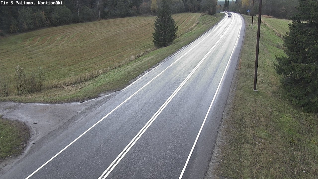 Weather Camera Image Road 5 Paltamo, Kontiomäki, Paltamo, Kainuu