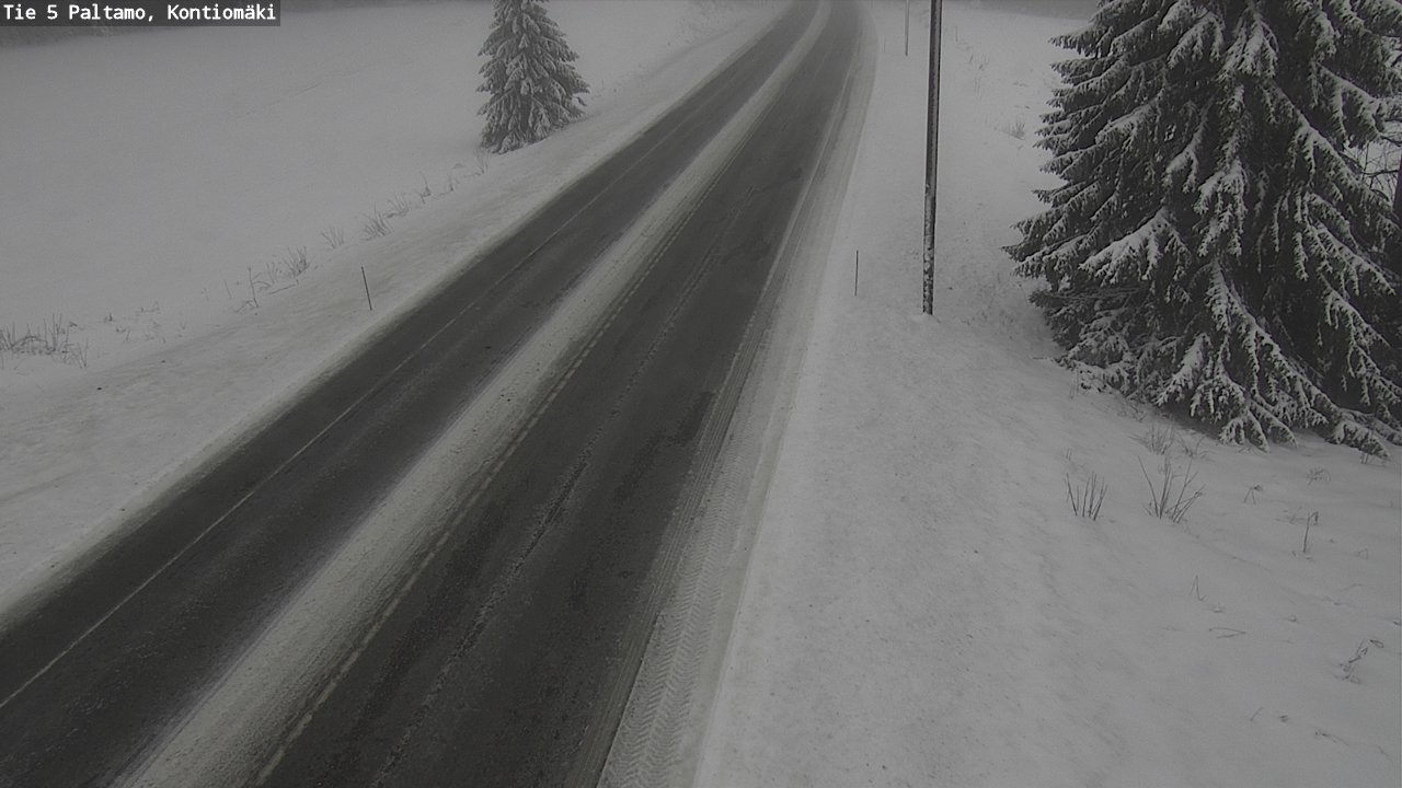 Weather Camera Image Road 5 Paltamo, Kontiomäki, Paltamo, Kainuu