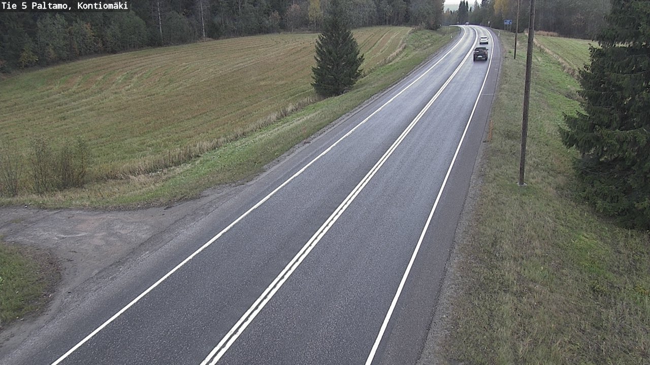 Weather Camera Image Road 5 Paltamo, Kontiomäki, Paltamo, Kainuu