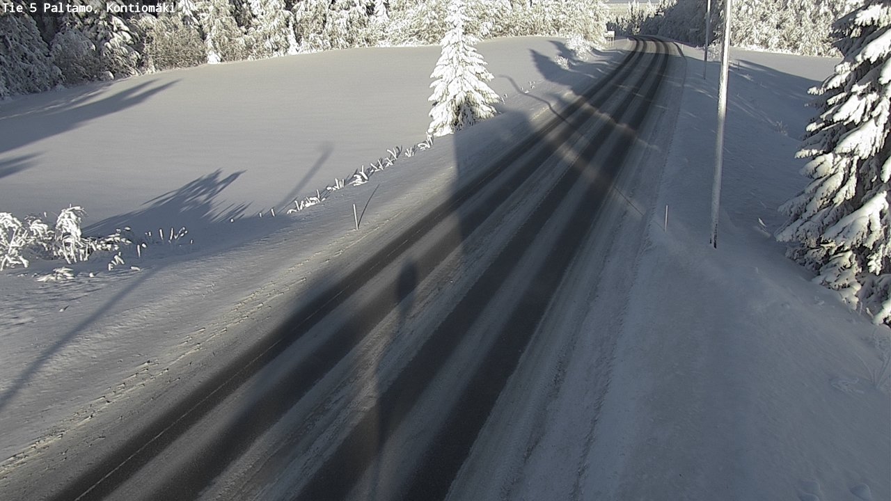 Weather Camera Image Väg 5 Paltamo, Kontiomäki, Paltamo, Kainuu
