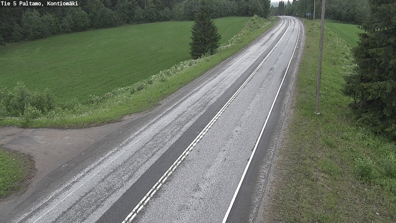 Weather Camera Image Road 5 Paltamo, Kontiomäki, Paltamo, Kainuu
