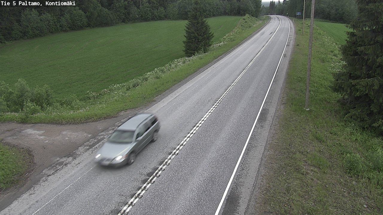 Weather Camera Image Road 5 Paltamo, Kontiomäki, Paltamo, Kainuu