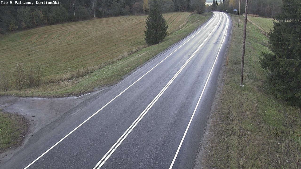 Weather Camera Image Road 5 Paltamo, Kontiomäki, Paltamo, Kainuu