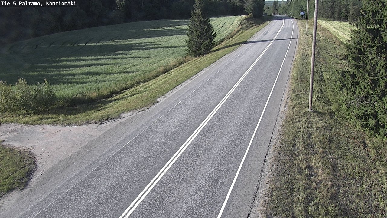 Kelikamerat Kuva Tie 5 Paltamo, Kontiomäki, Paltamo, Kainuu