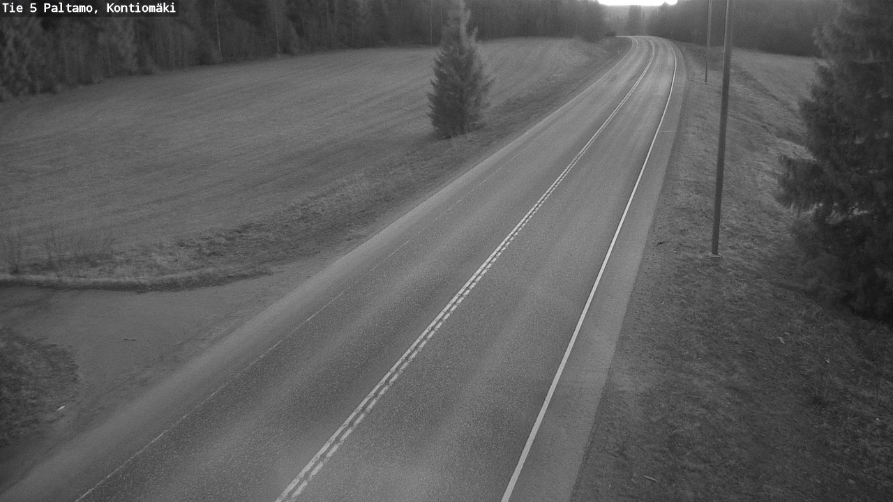 Weather Camera Image Road 5 Paltamo, Kontiomäki, Paltamo, Kainuu
