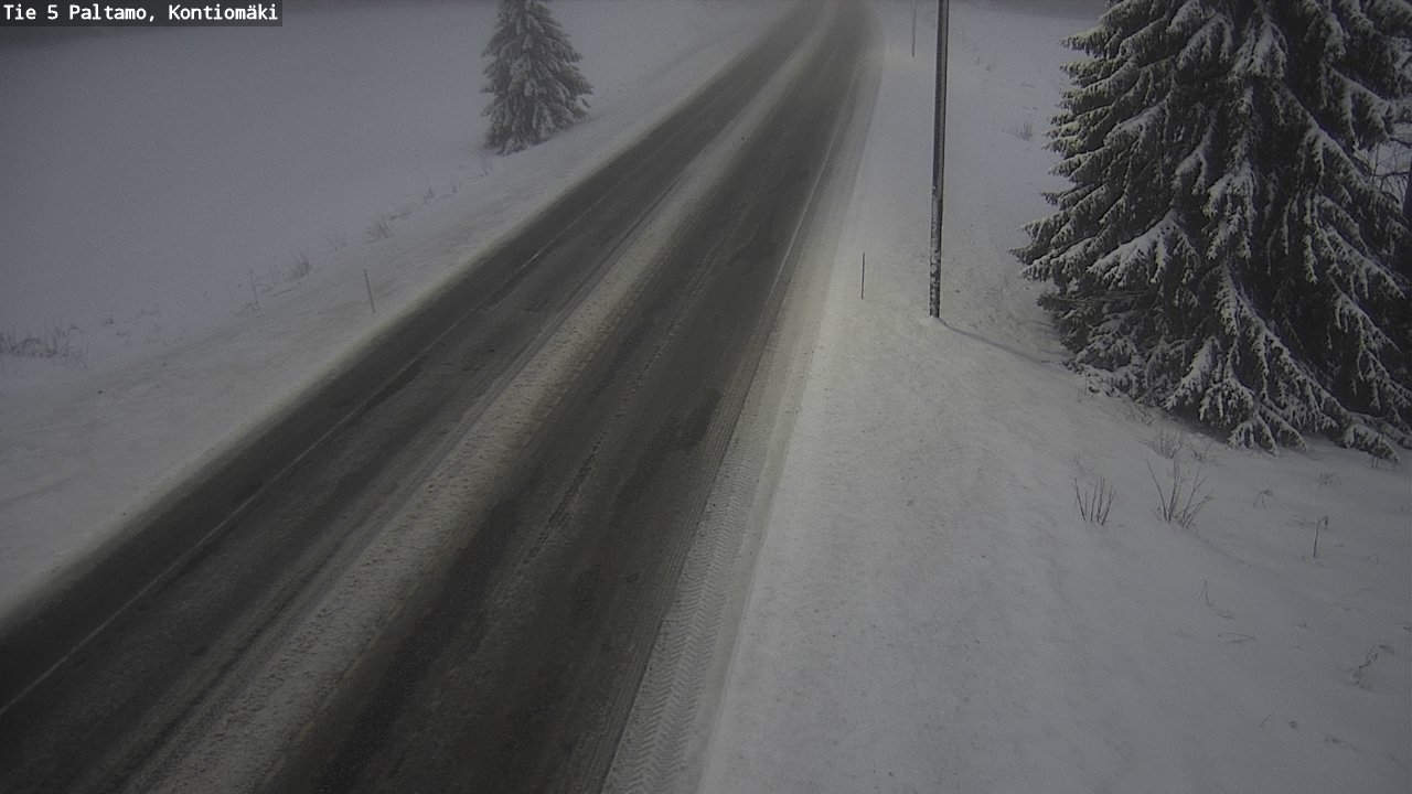Weather Camera Image Road 5 Paltamo, Kontiomäki, Paltamo, Kainuu