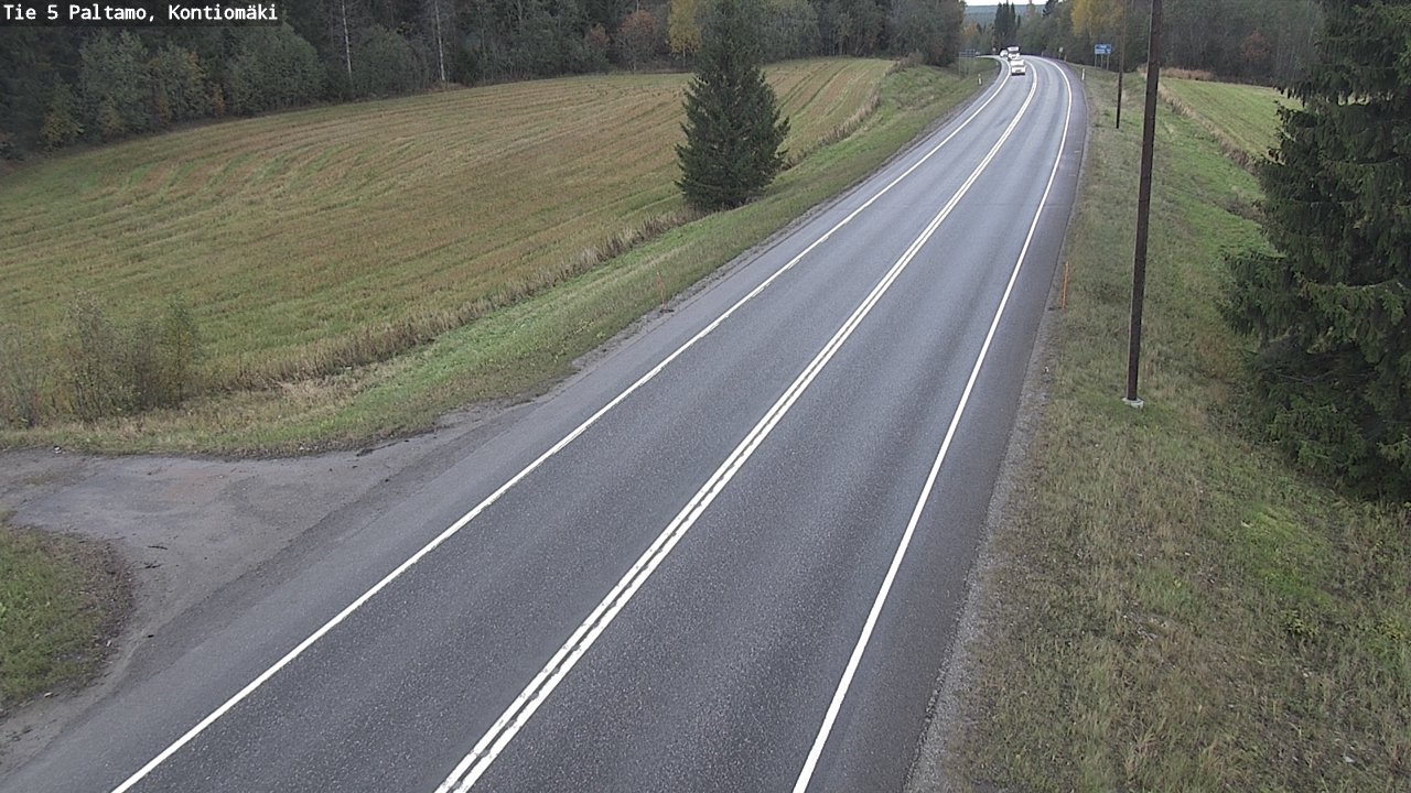Kelikamerat Kuva Tie 5 Paltamo, Kontiomäki, Paltamo, Kainuu