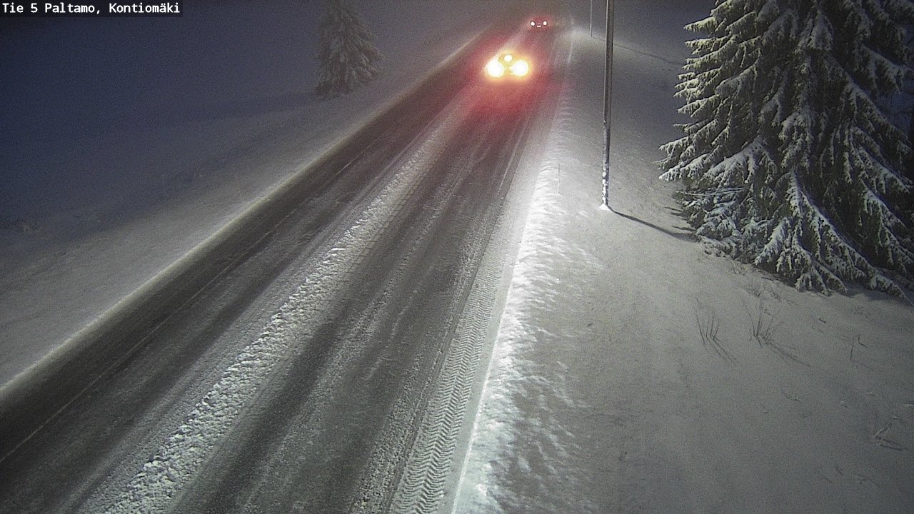 Weather Camera Image Road 5 Paltamo, Kontiomäki, Paltamo, Kainuu