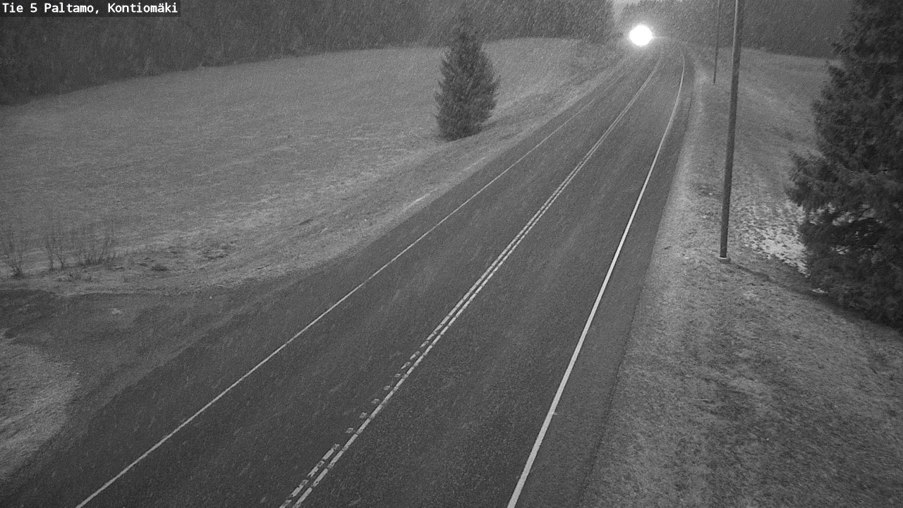 Weather Camera Image Road 5 Paltamo, Kontiomäki, Paltamo, Kainuu