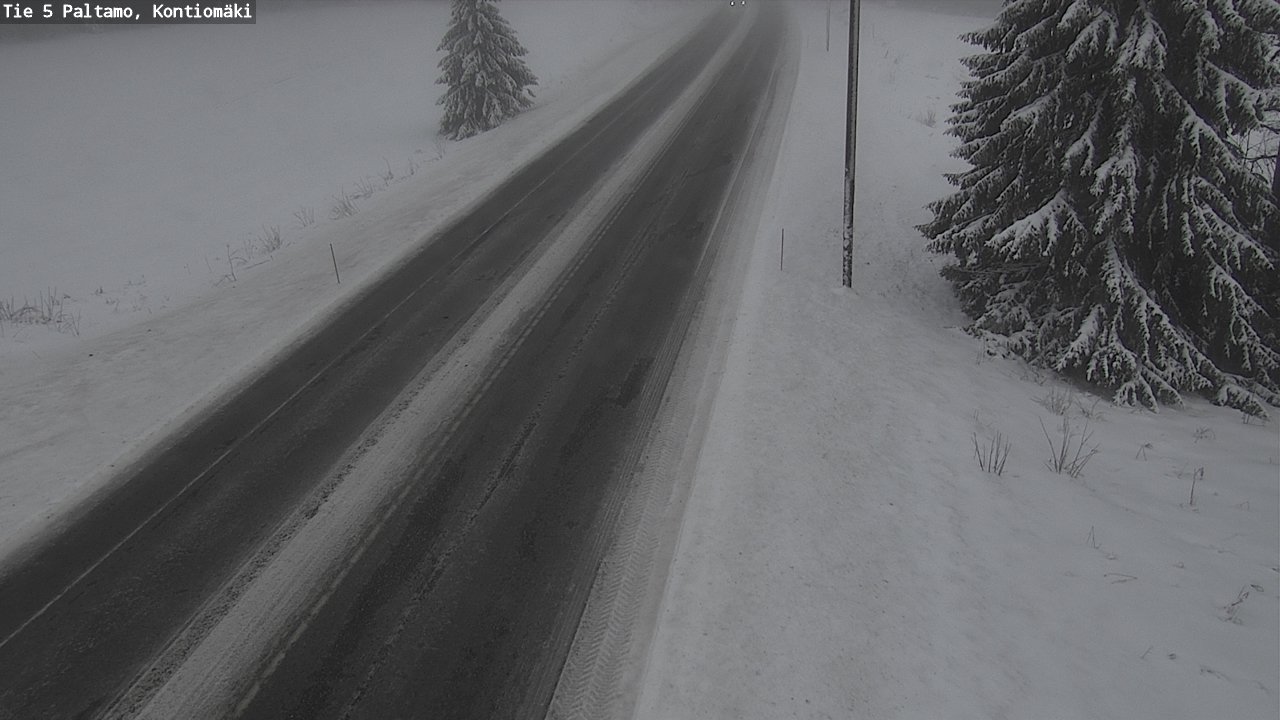 Weather Camera Image Road 5 Paltamo, Kontiomäki, Paltamo, Kainuu