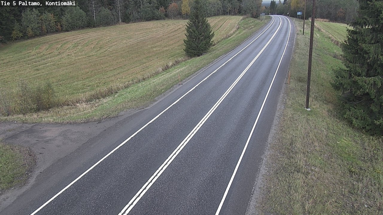 Kelikamerat Kuva Tie 5 Paltamo, Kontiomäki, Paltamo, Kainuu