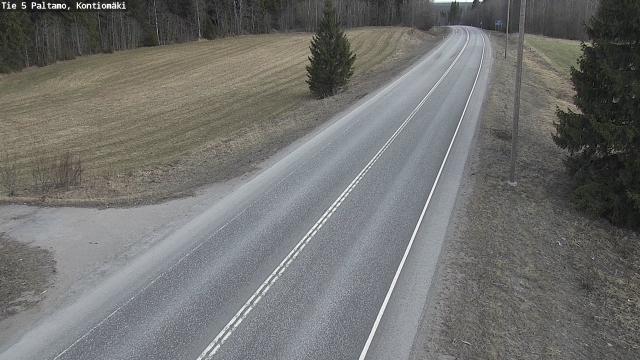 Weather Camera Image Road 5 Paltamo, Kontiomäki, Paltamo, Kainuu