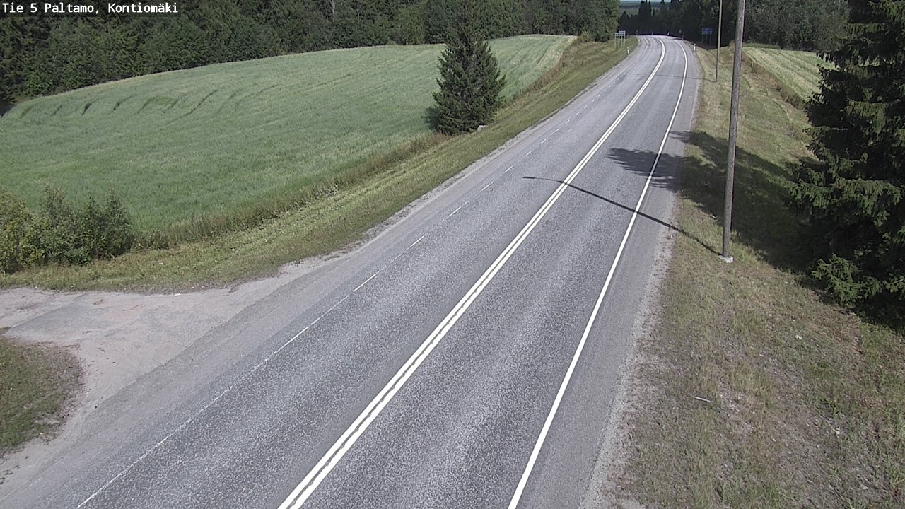 Kelikamerat Kuva Tie 5 Paltamo, Kontiomäki, Paltamo, Kainuu