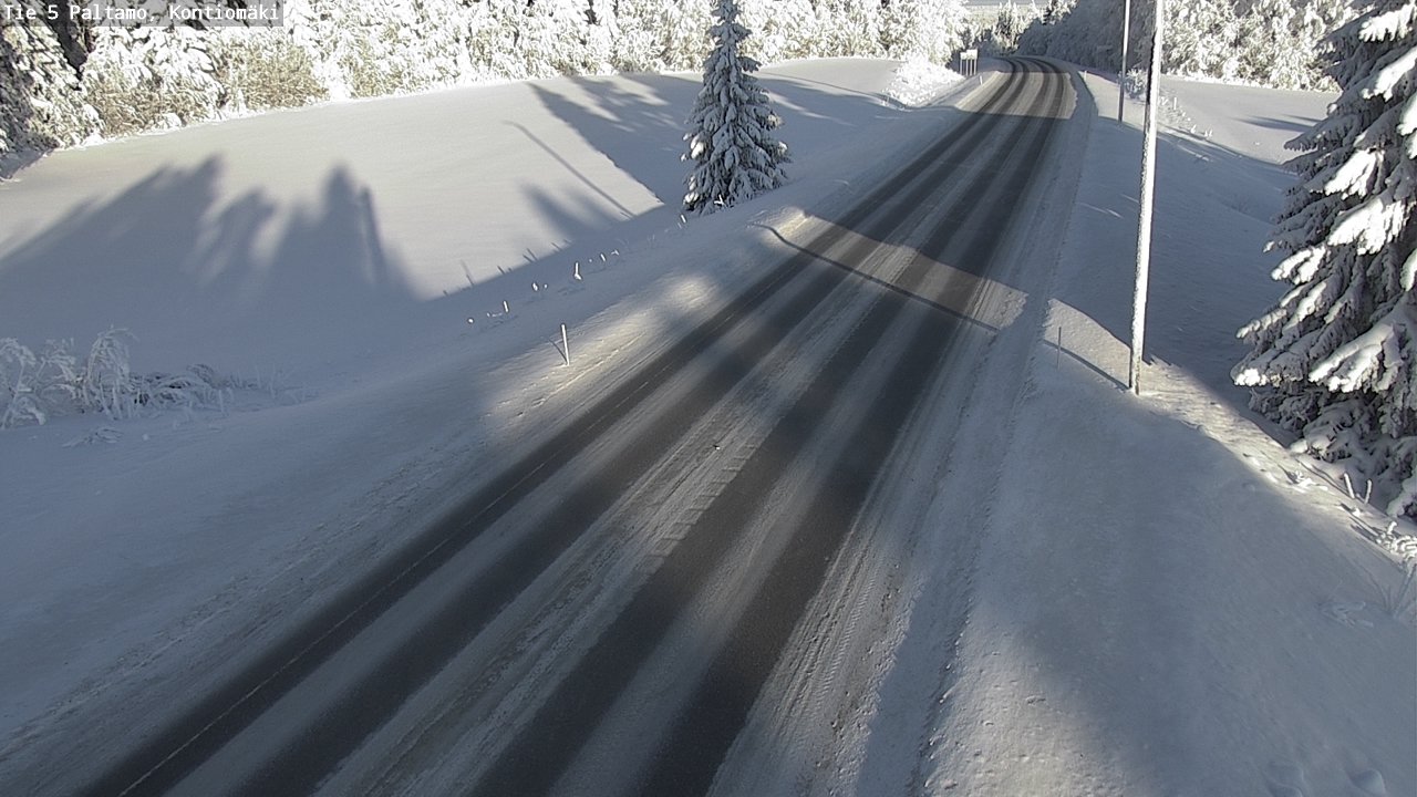 Weather Camera Image Väg 5 Paltamo, Kontiomäki, Paltamo, Kainuu