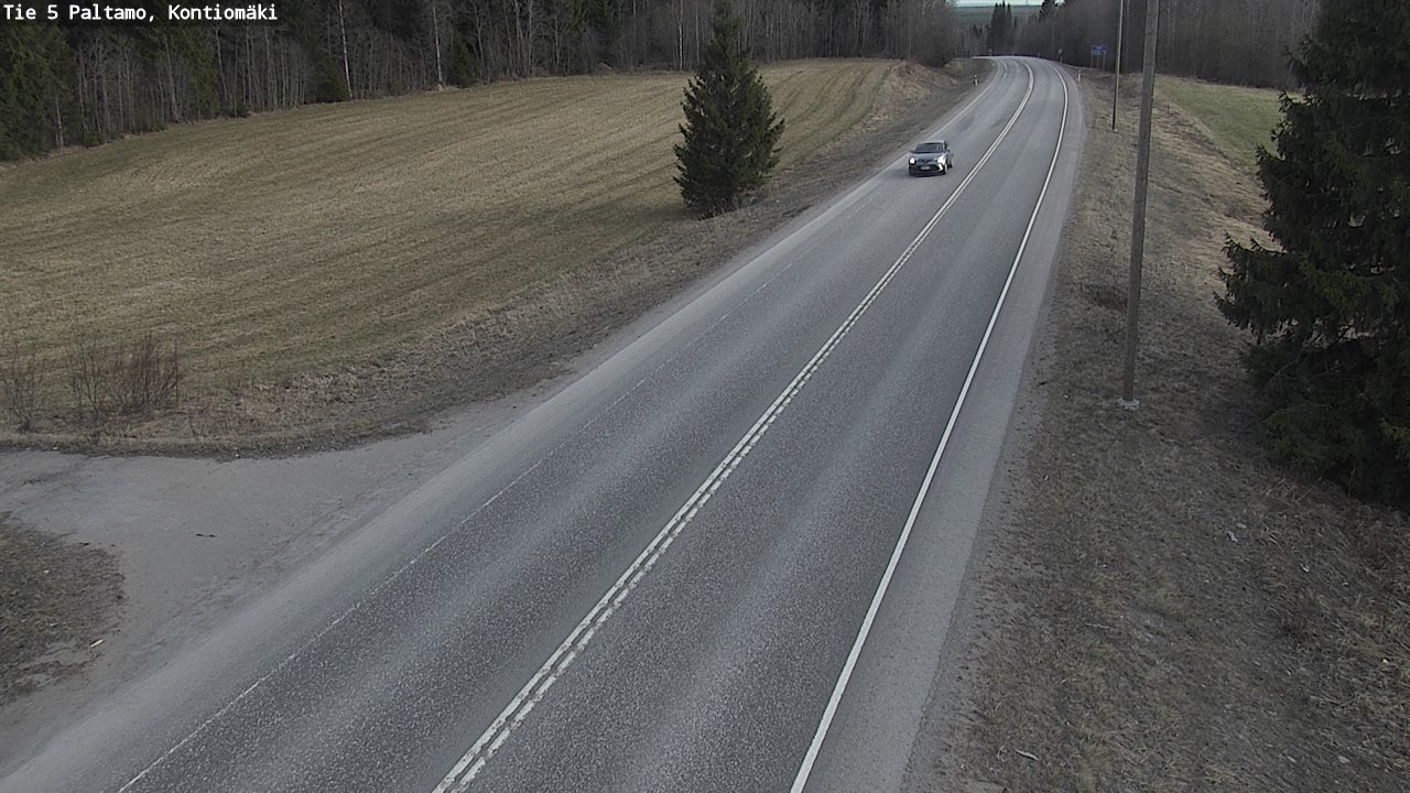Weather Camera Image Road 5 Paltamo, Kontiomäki, Paltamo, Kainuu