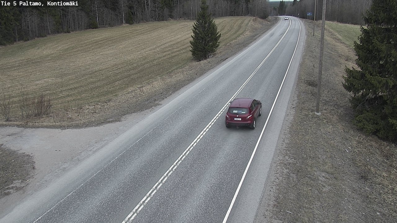 Weather Camera Image Väg 5 Paltamo, Kontiomäki, Paltamo, Kainuu