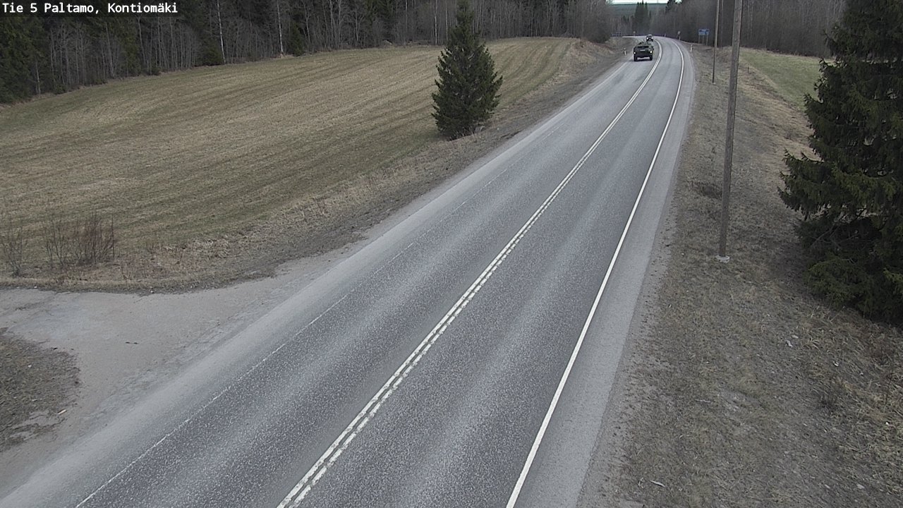 Weather Camera Image Väg 5 Paltamo, Kontiomäki, Paltamo, Kainuu