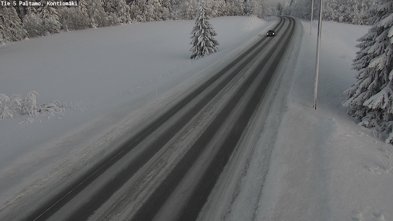 Weather Camera Image Väg 5 Paltamo, Kontiomäki, Paltamo, Kainuu
