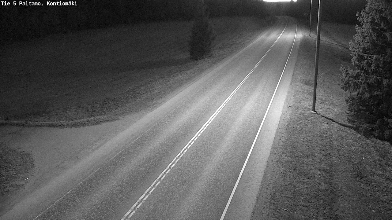 Weather Camera Image Road 5 Paltamo, Kontiomäki, Paltamo, Kainuu