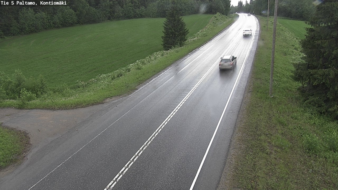 Weather Camera Image Väg 5 Paltamo, Kontiomäki, Paltamo, Kainuu