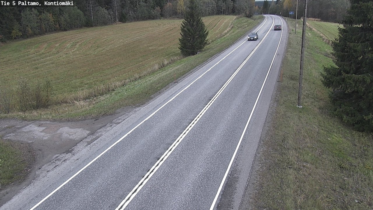 Weather Camera Image Road 5 Paltamo, Kontiomäki, Paltamo, Kainuu